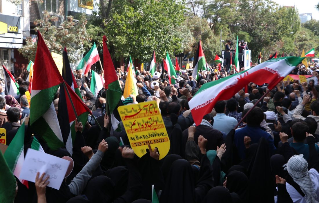 تجمع مردم زنجان علیه جنایات اسرائیل در غزه + تصاویر