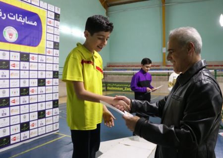 مسابقات رنکینگ بدمینتون استانی برگزار شد